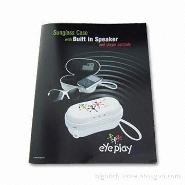 Musical Pre-recorded Greeting Card with 280 x 420mm Unfolded Size, Customized Designs are Accepted